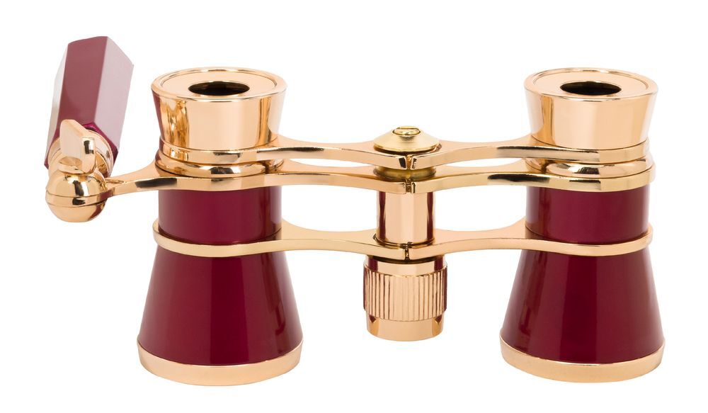 Театральный бинокль-лорнет Broadway 325E, красный арт.16358.50