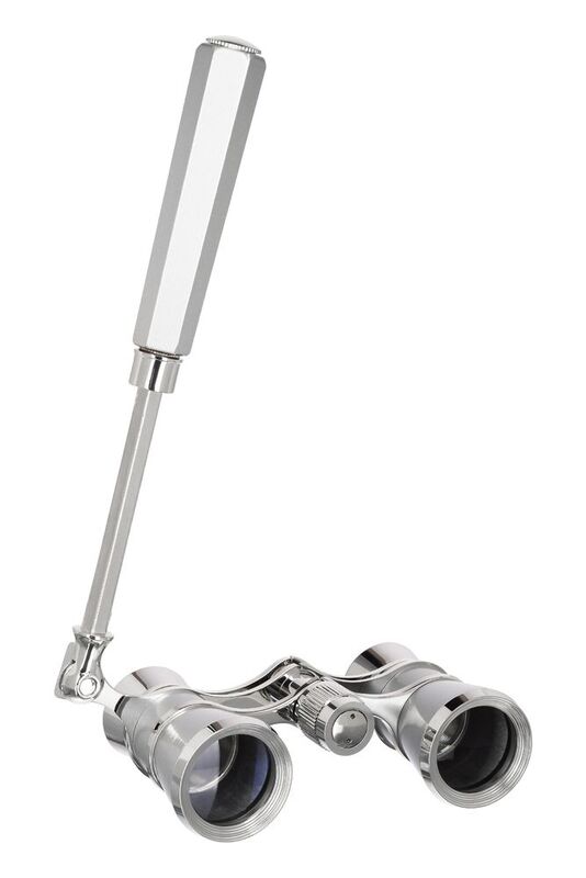 Театральный бинокль-лорнет Broadway 325E, серебристый арт.16358.10