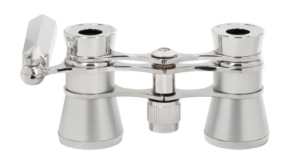 Театральный бинокль-лорнет Broadway 325E, серебристый арт.16358.10