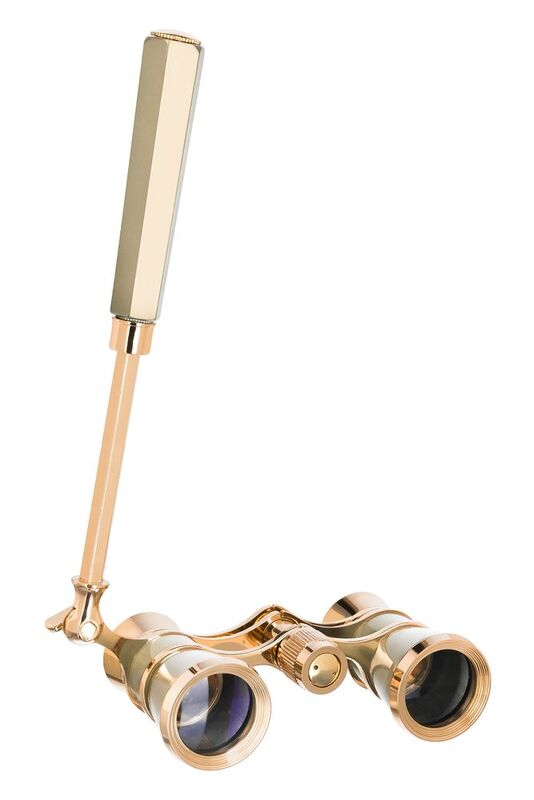 Театральный бинокль-лорнет Broadway 325E, золотистый арт.16358.00