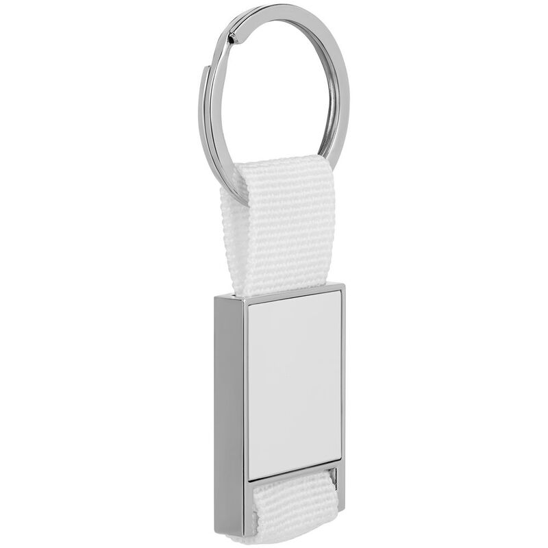 Брелок Stropp с тканевой вставкой, белый арт.16359.60