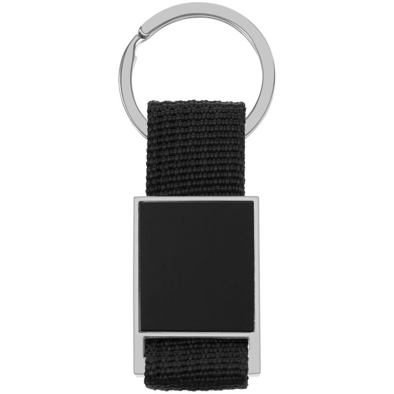 Брелок Stropp с тканевой вставкой, черный арт.16359.30