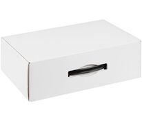 Коробка Matter Light, белая, с черной ручкой арт.19171.63