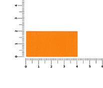 Лейбл тканевый Epsilon, XXS, оранжевый неон арт.16348.22
