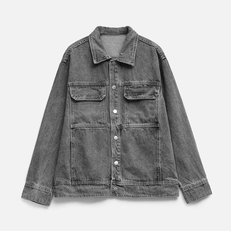 Куртка джинсовая O2, серая арт.15259.10