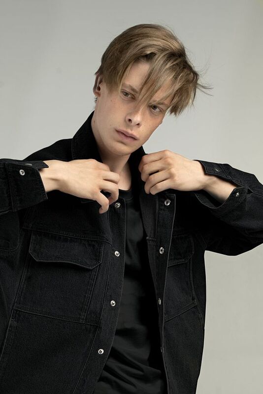 Куртка джинсовая O2, черная арт.15259.30