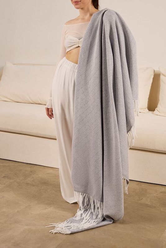 Плед &laquo;Капри&raquo;, серый арт.16625.10