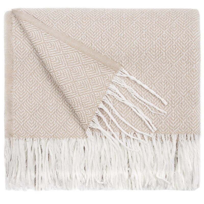 Плед &laquo;Капри&raquo;, бежевый арт.16625.00