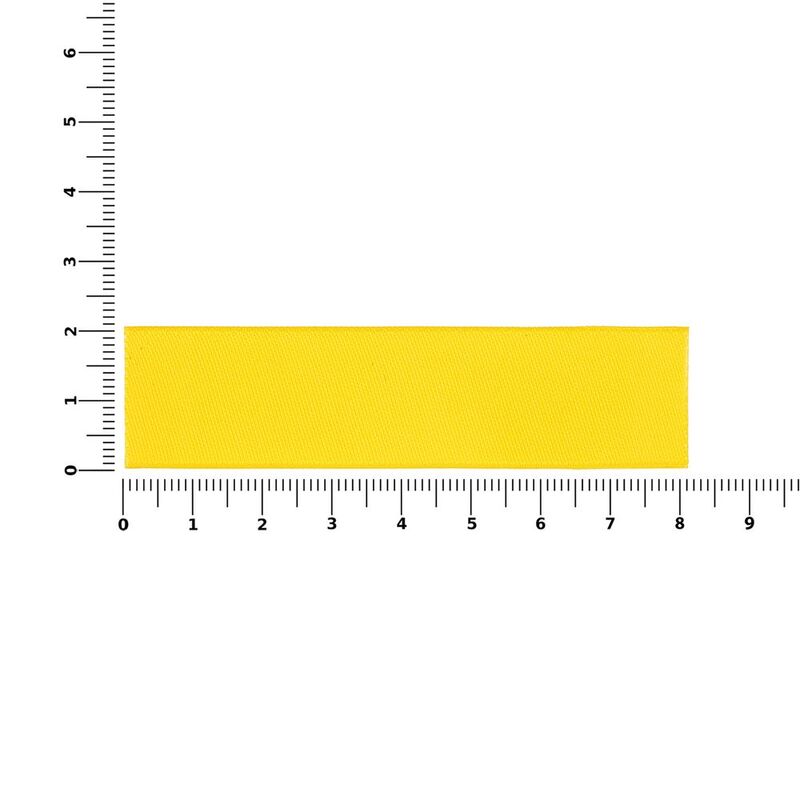 Лейбл тканевый Epsilon, S, желтый арт.13940.80