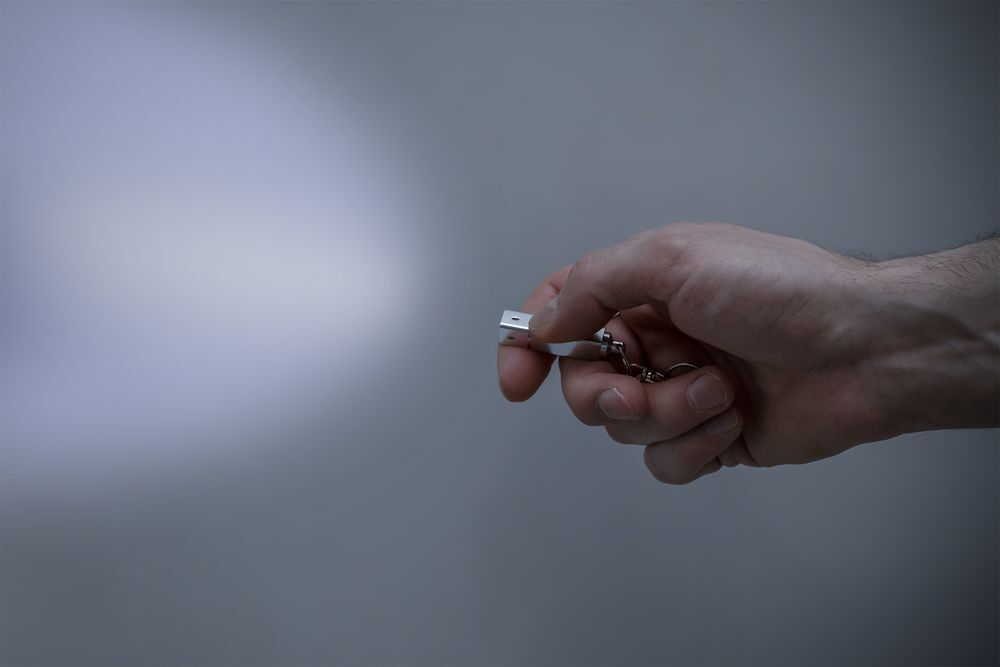 Брелок с фонариком Lumitronic, металлик арт.16530.10