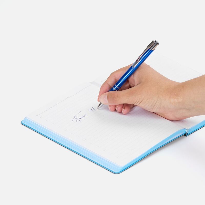 Ручка шариковая Keskus, ярко-синяя арт.16424.44