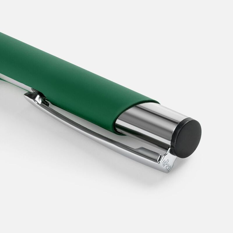 Ручка шариковая Keskus Soft Touch, зеленая арт.16425.90