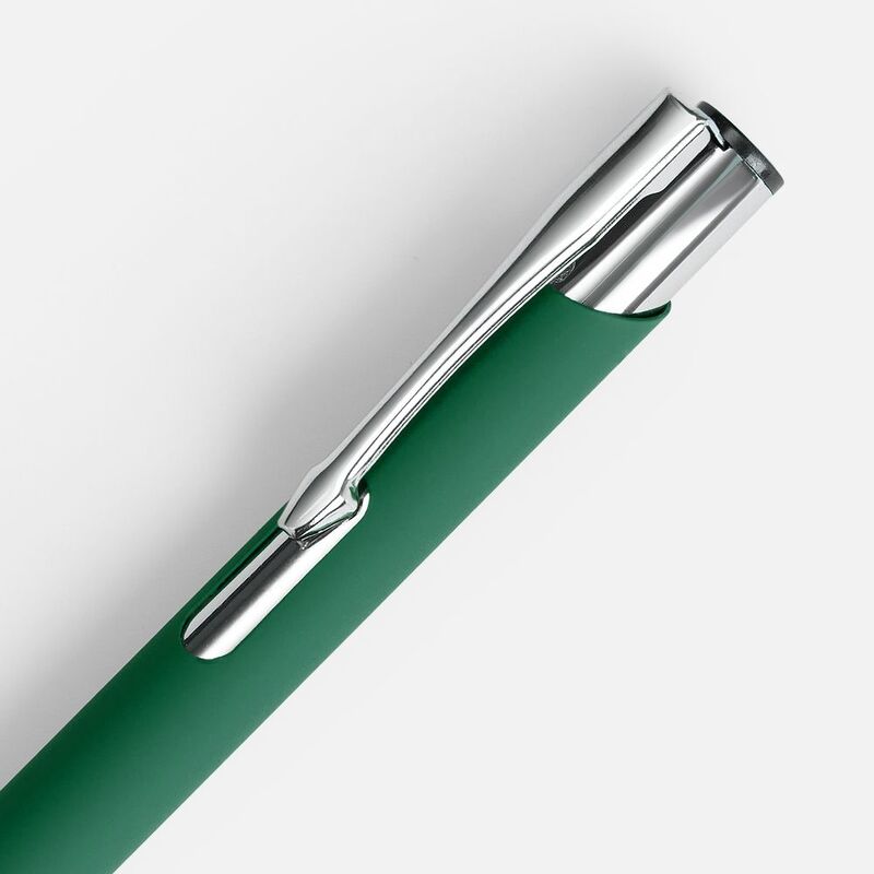 Ручка шариковая Keskus Soft Touch, зеленая арт.16425.90