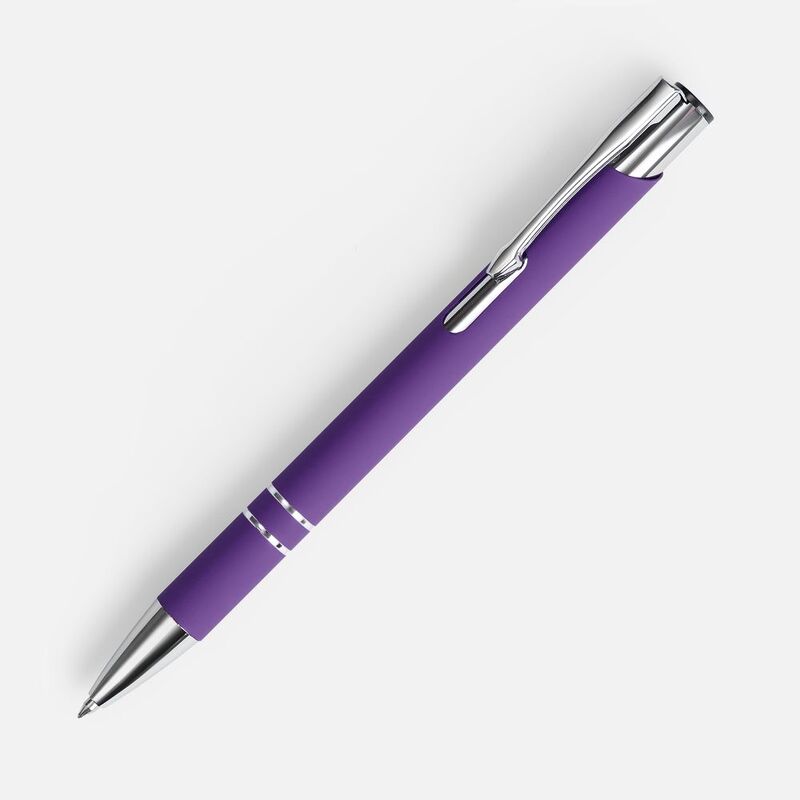 Ручка шариковая Keskus Soft Touch, фиолетовая арт.16425.70