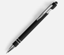 Ручка шариковая Pointer Soft Touch со стилусом, черная арт.16426.30