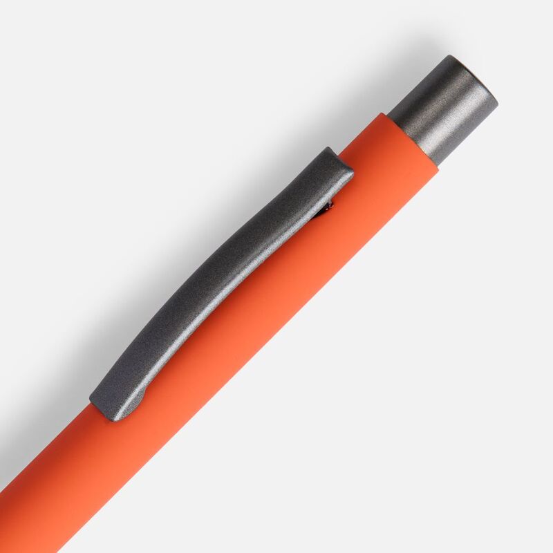 Ручка шариковая Atento Soft Touch, оранжевая арт.16427.20