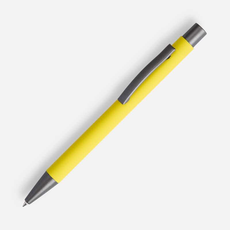 Ручка шариковая Atento Soft Touch, желтая арт.16427.80