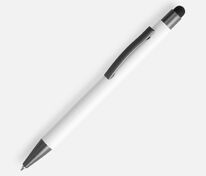 Ручка шариковая Atento Soft Touch со стилусом, белая арт.16428.60