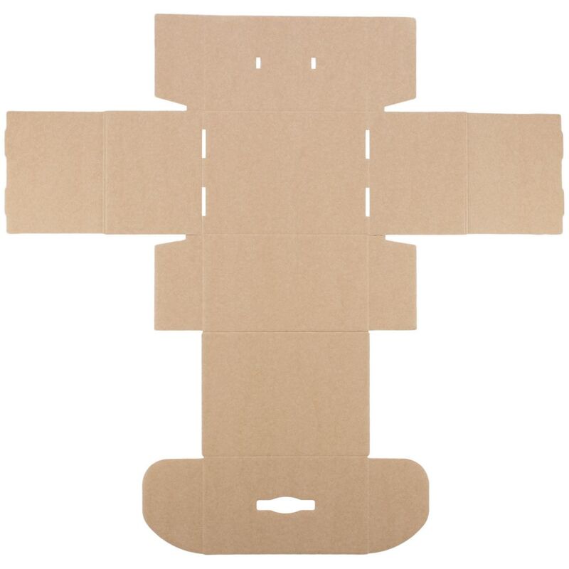 Коробка Matter High Light, крафт с черной ручкой арт.19173.03