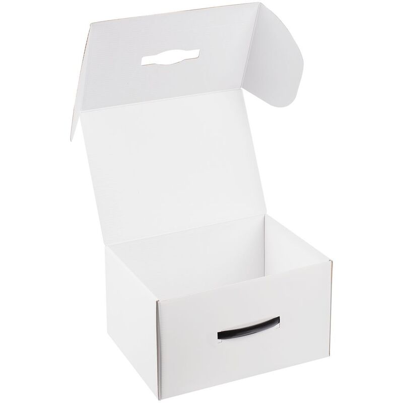 Коробка Matter High Light, белая с черной ручкой арт.19173.63