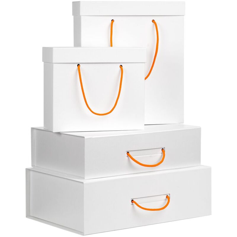 Круглый шнур Lasso S, оранжевый неон, 40 см арт.16700.22.40cm