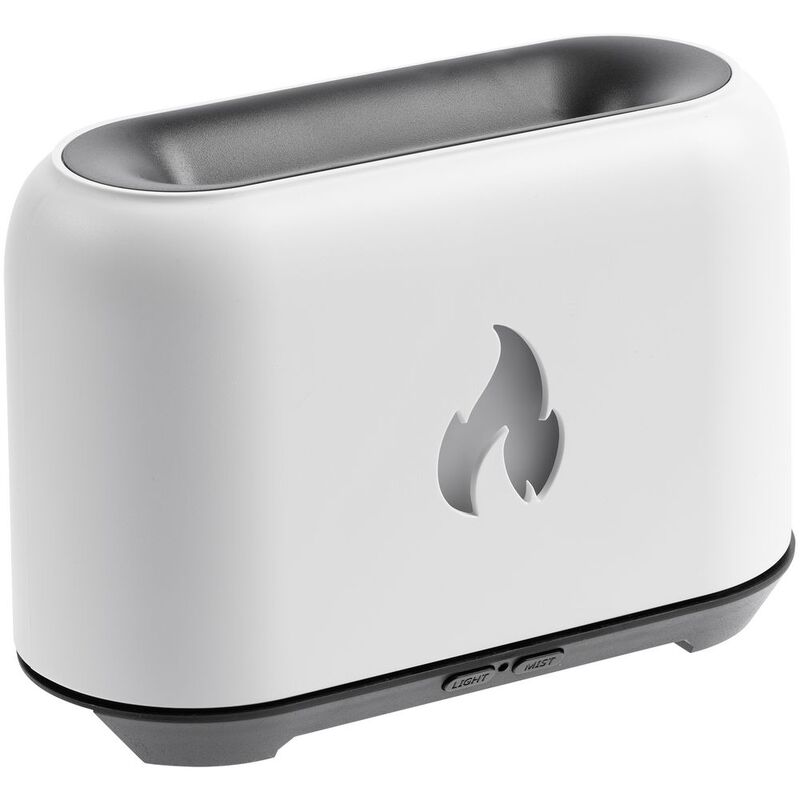 Увлажнитель-ароматизатор Fire Flick с имитацией пламени, белый арт.16899.60