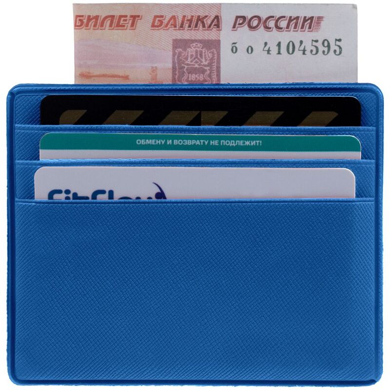 Чехол для карточек Devon, ярко-синий арт.16262.44