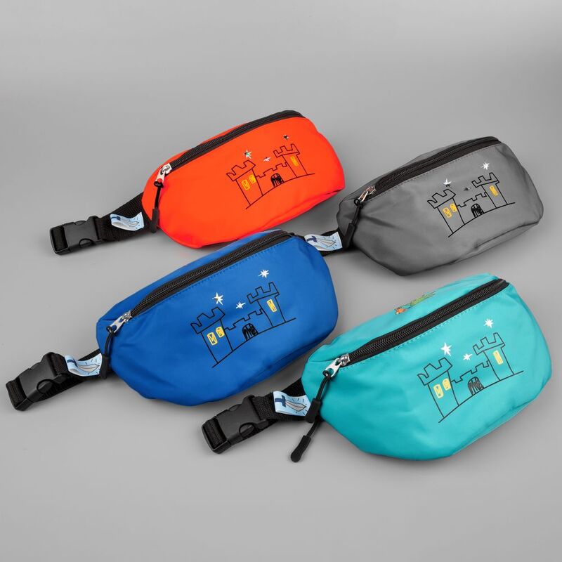 Детская поясная сумка Sonrisa, серая арт.19172.10