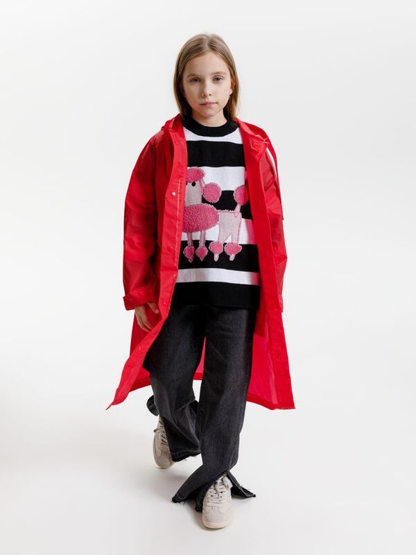 Дождевик детский RainDrop Kids, красный арт.26754.50