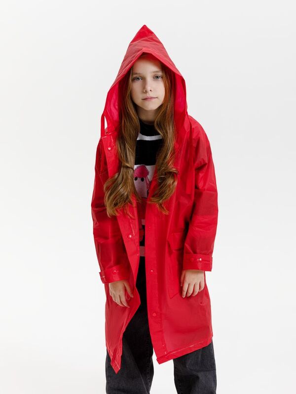 Дождевик детский RainDrop Kids, красный арт.26754.50