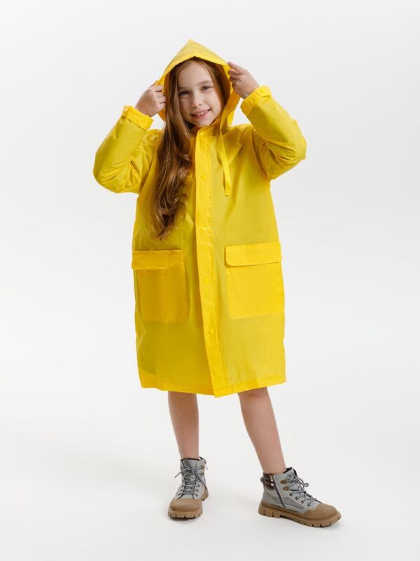 Дождевик детский RainDrop Kids, желтый арт.26754.80