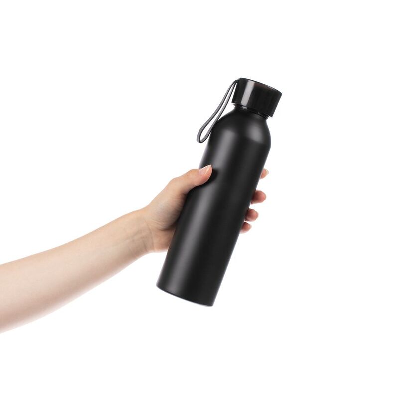 Бутылка для воды Brooke, матовая черная арт.16447.30