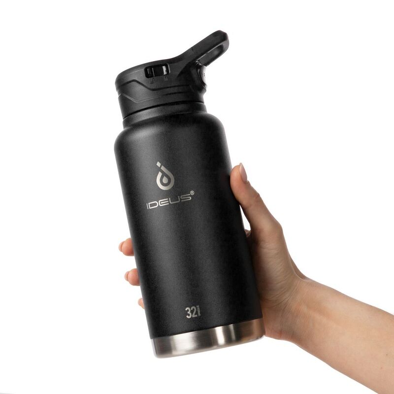 Термобутылка Fujisan XL 2.0, черная арт.16368.30