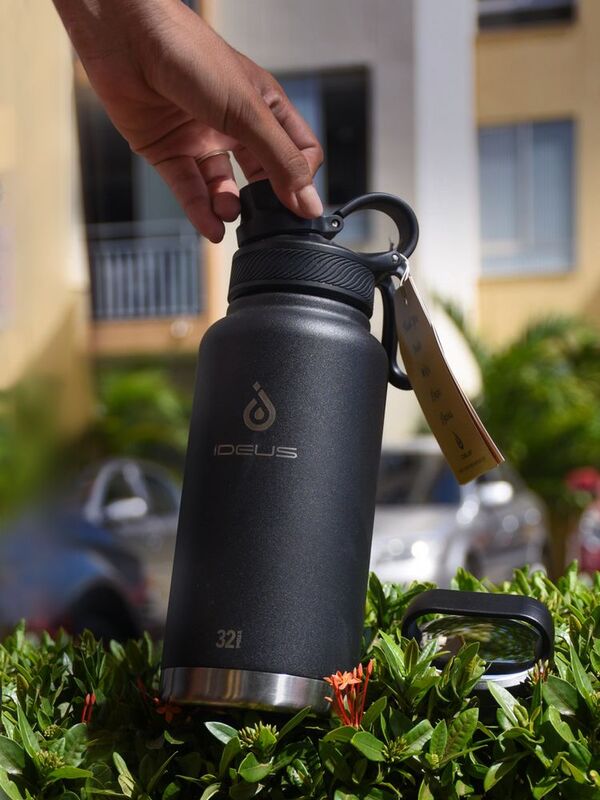 Термобутылка Fujisan XL 2.0, черная арт.16368.30