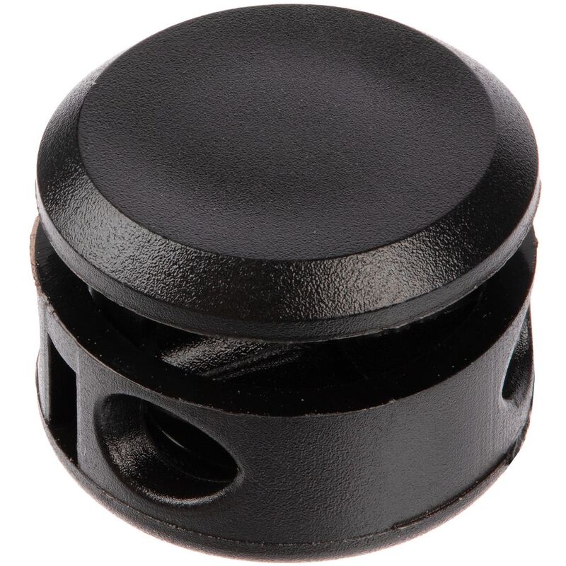 Двойной фиксатор для шнура Brogy, черный арт.17929.30