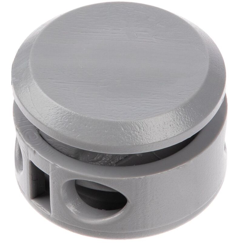 Двойной фиксатор для шнура Brogy, серый арт.17929.10