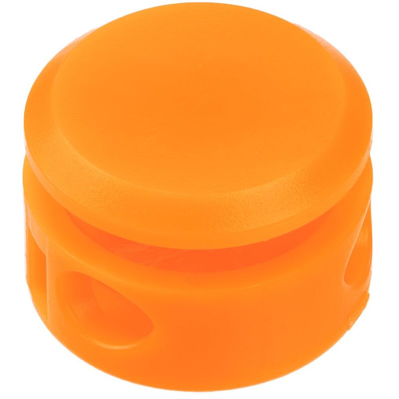 Двойной фиксатор для шнура Brogy, оранжевый неон арт.17929.22