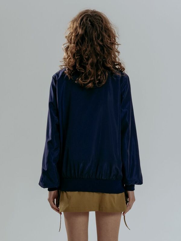 Бомбер Wigton, темно-синий арт.17622.40