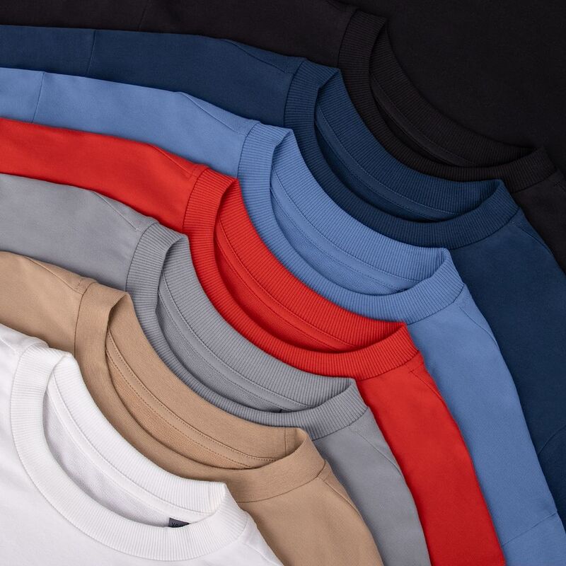 Футболка оверсайз с двойным рукавом Kosmos, темно-синяя арт.19180.40