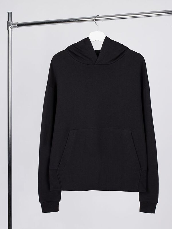 Худи оверсайз унисекс Kosmos, черное арт.19184.30