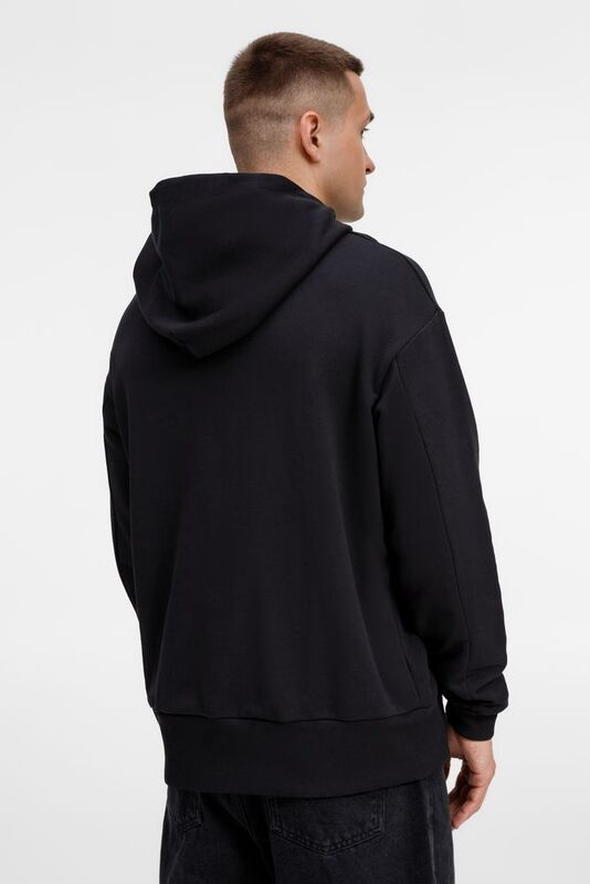 Худи оверсайз унисекс Kosmos, черное арт.19184.30