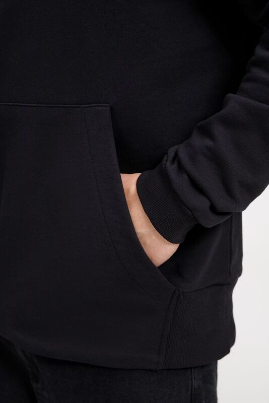 Худи оверсайз унисекс Kosmos, черное арт.19184.30