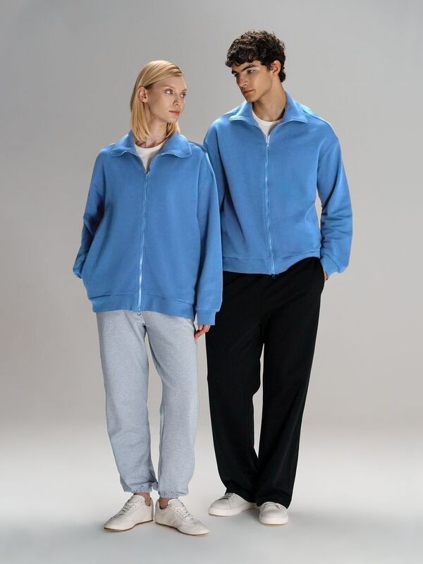 Толстовка унисекс Neofit, синяя арт.19185.44