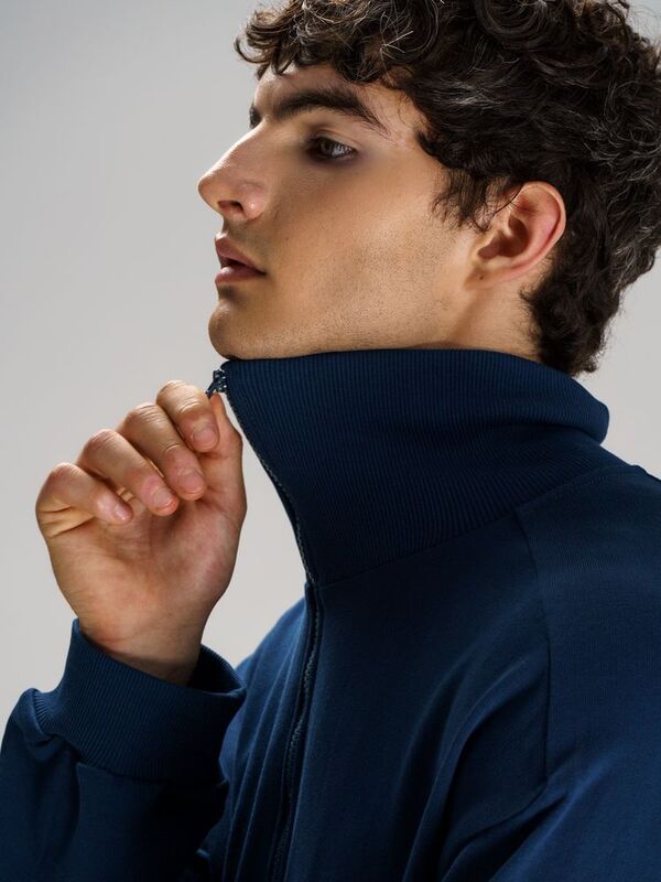 Толстовка унисекс Neofit, темно-синяя арт.19185.40