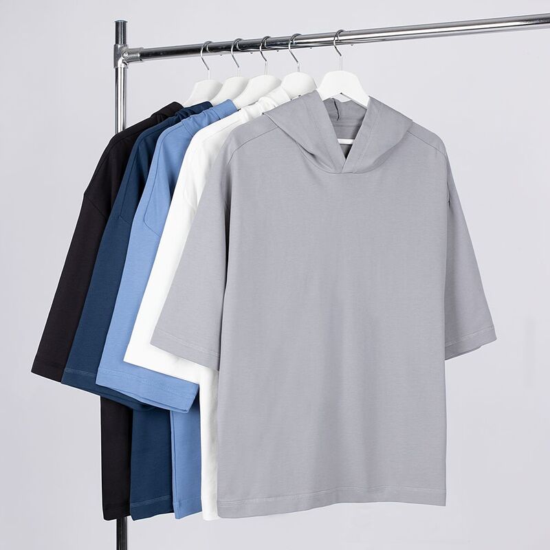 Футболка оверсайз унисекс с капюшоном Neofit, синяя арт.19186.44