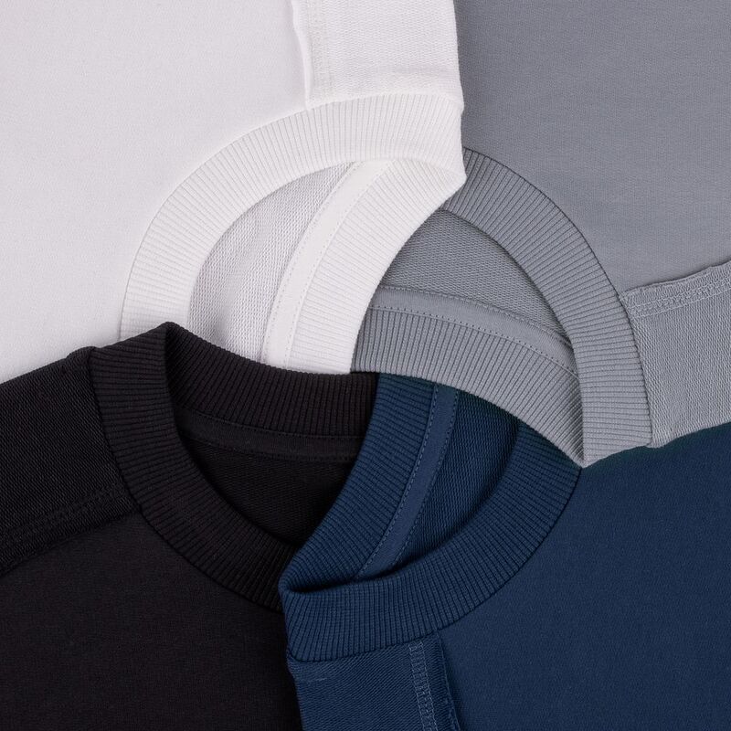 Свитшот унисекс Vozduh, молочно-белый арт.19187.60