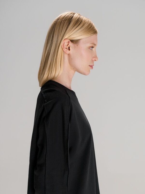 Свитшот унисекс Vozduh, черный арт.19187.30