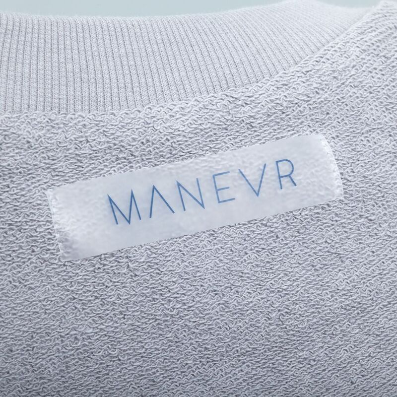 Свитшот оверсайз унисекс Vozduh, светло-серый арт.19188.10