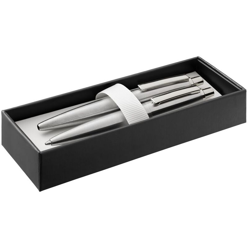 Набор из механического карандаша и ручки Poetica, серебристый арт.16718.00