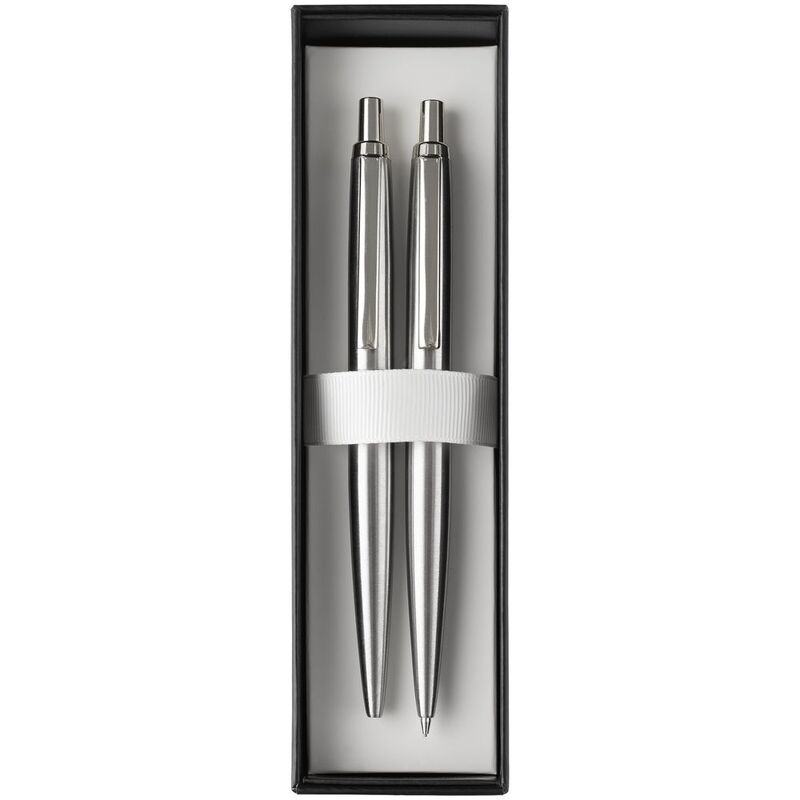 Набор из механического карандаша и ручки Poetica, серебристый арт.16718.00